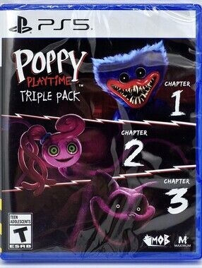 🎮 Poppy Playtime Triple Pack PS5 🆕 Factory Sealed Horror Game